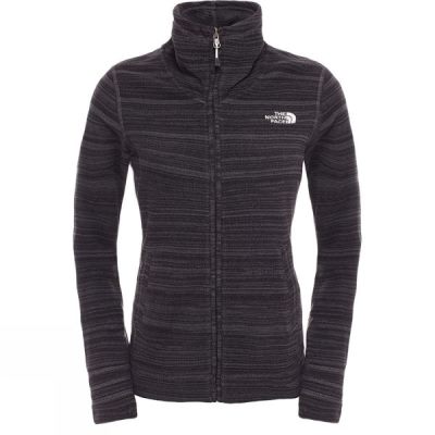 Fleece The North Face Crescent Sunset Full Zip Mujer - Negras - Chile KTI267849